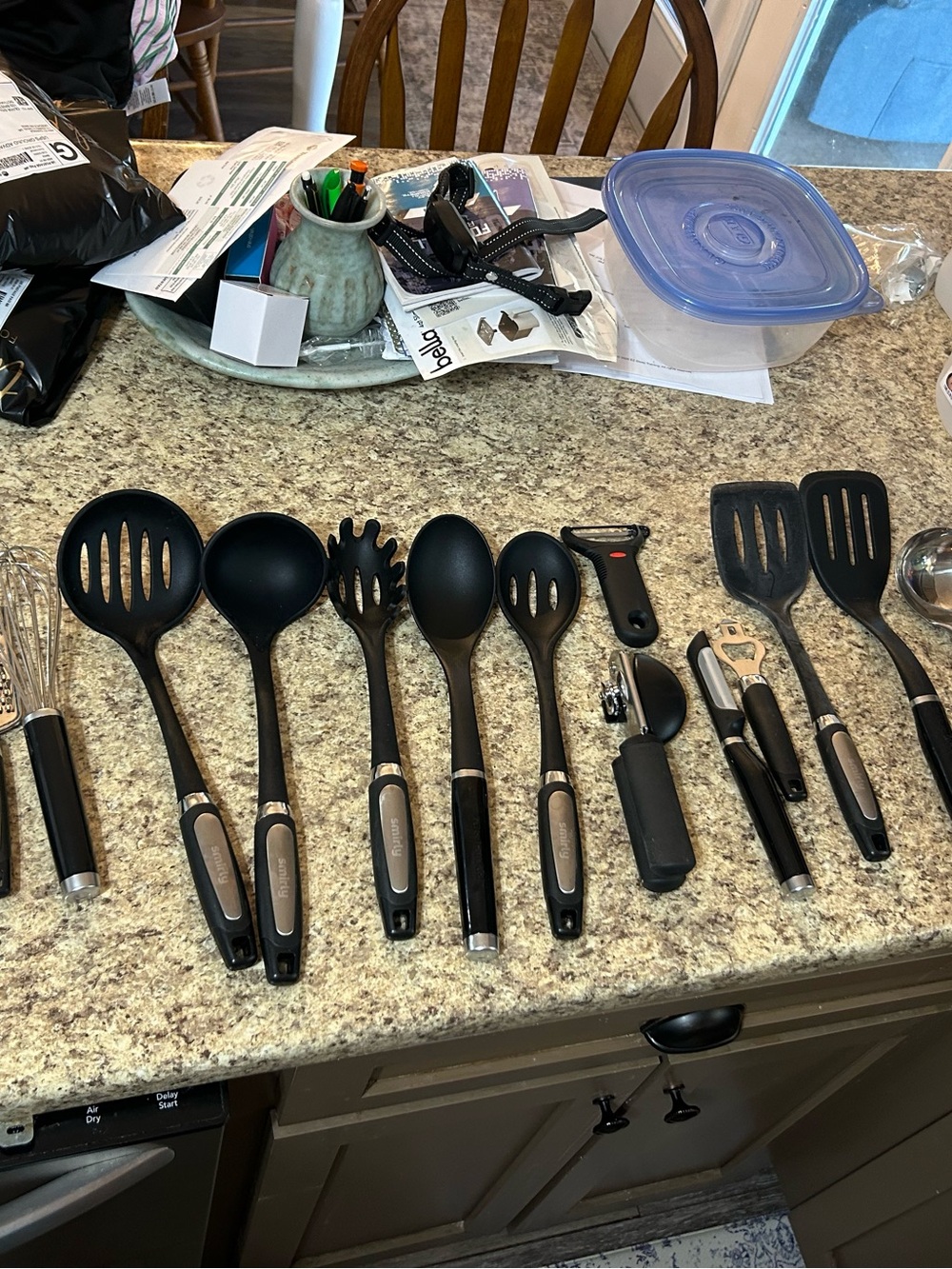 Kitchen Utensil Set with a mix of brands